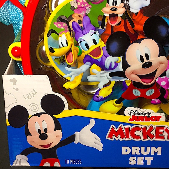 NEW MICKEY MOUSE FUNHOUSE DRUM SET - Picture 3 of 12